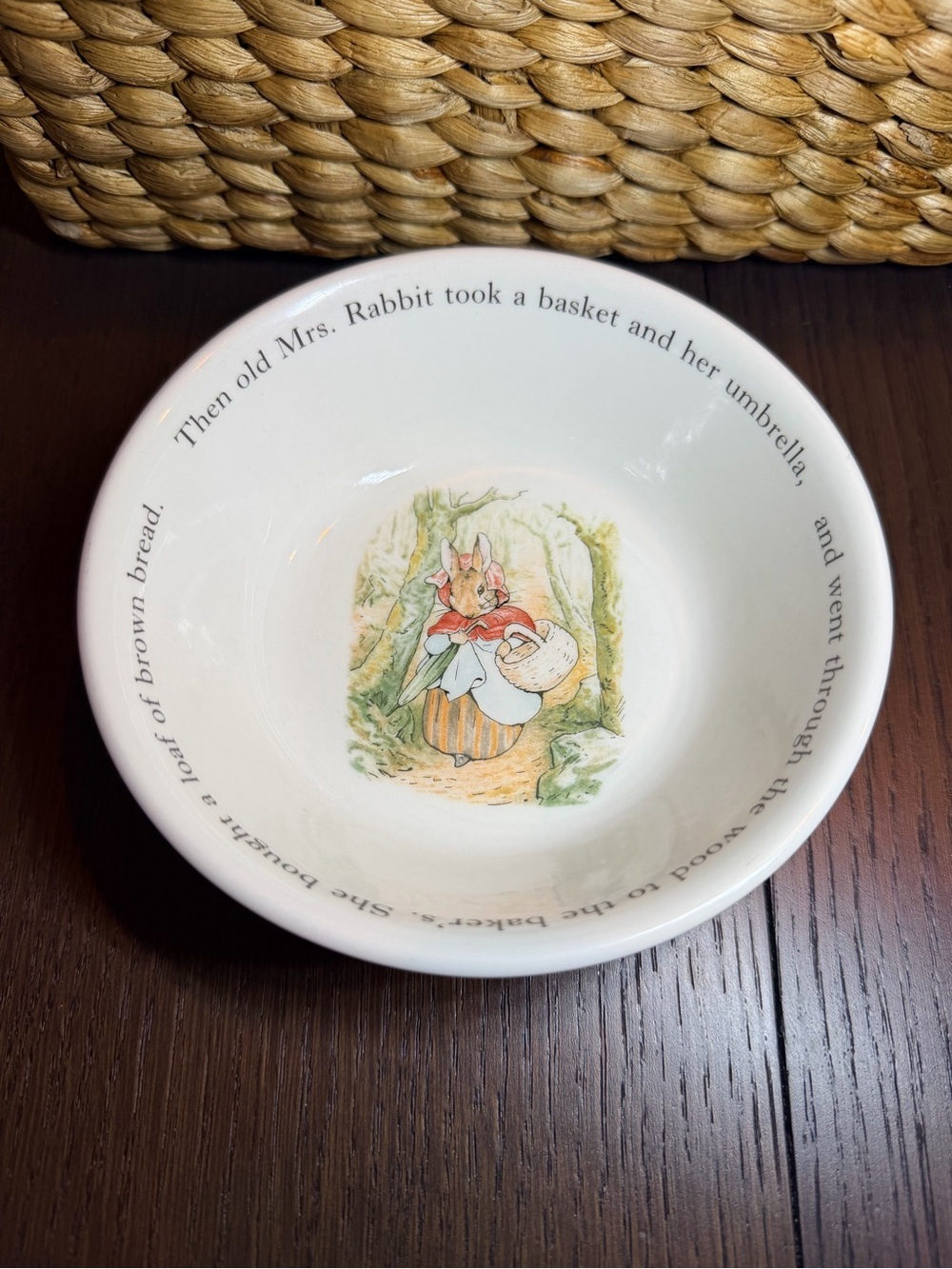Wedgwood Peter Rabbit Nursery Ceramic Bowl